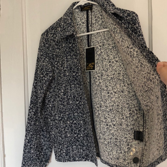 Le Mont St Michel Women's Cotton Jacquard Jacket with Pockets! - Picture 7 of 7